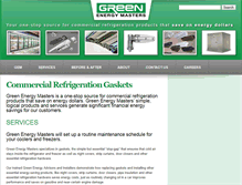 Tablet Screenshot of greenenergymasters.com